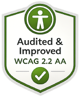 Barrierefreiheit geprüft – WCAG 2.2 AA, Optimierungen umgesetzt